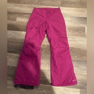 Medium Bright Magenta Columbia Bugaboo Snow Pants